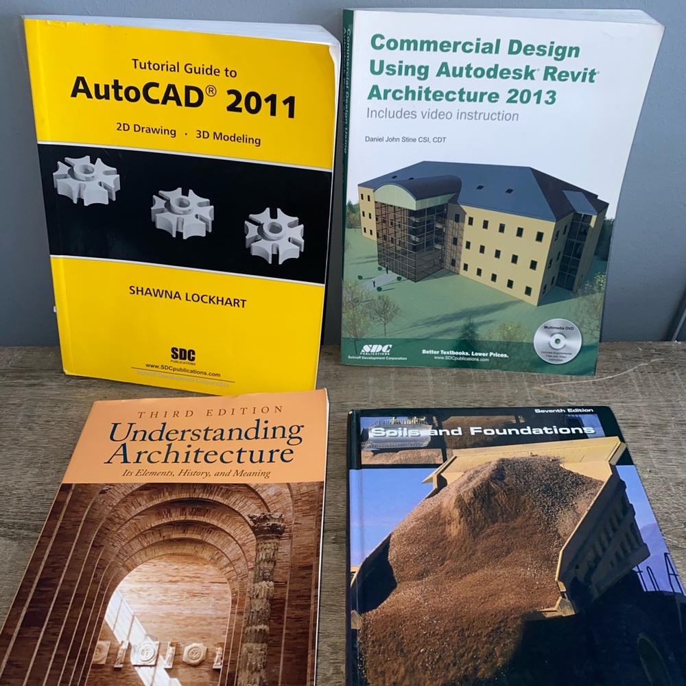 Autocad 2011, Revit 2013, Understanding Architecture, Soils & Foundations (4)